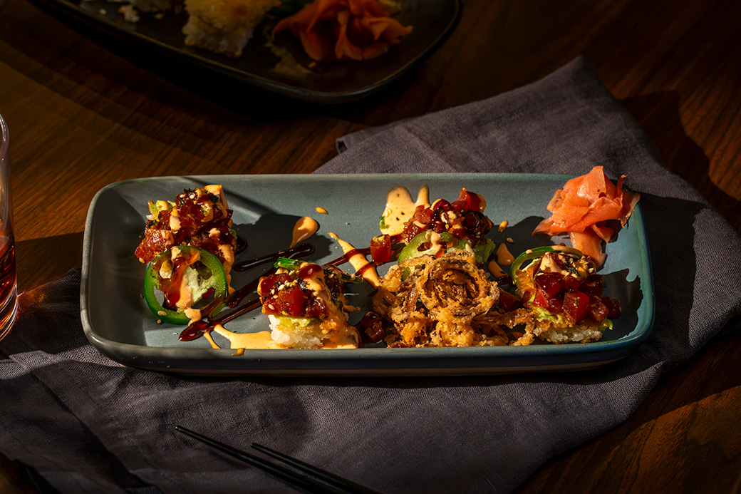 Crispy Rice Tuna Stack